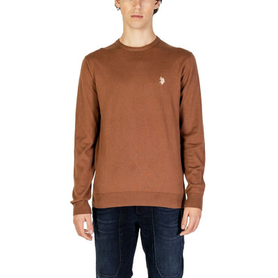 US POLO ASSN. Beiges Baumwoll-Sweatshirt