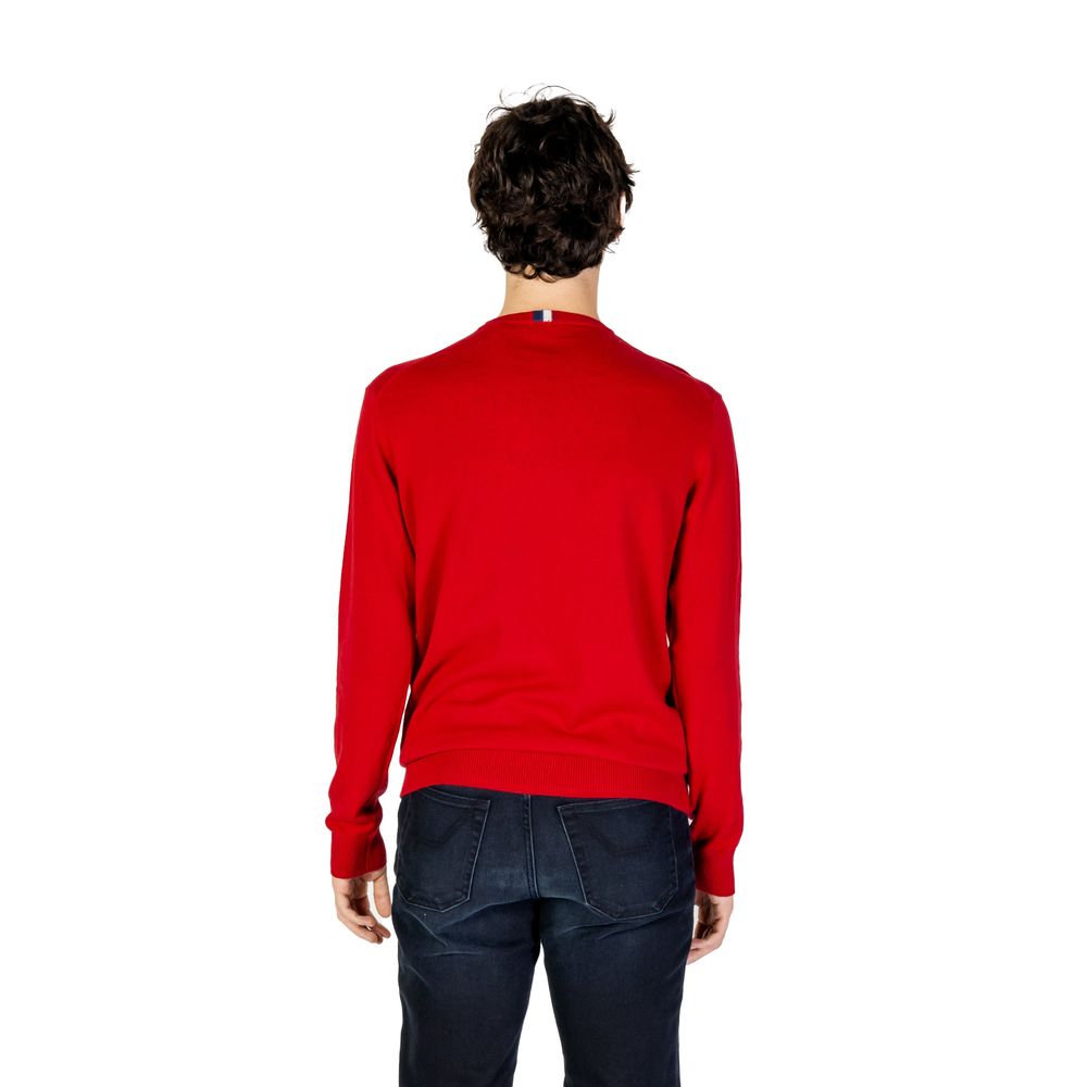 US POLO ASSN. Rotes Baumwoll-Sweatshirt