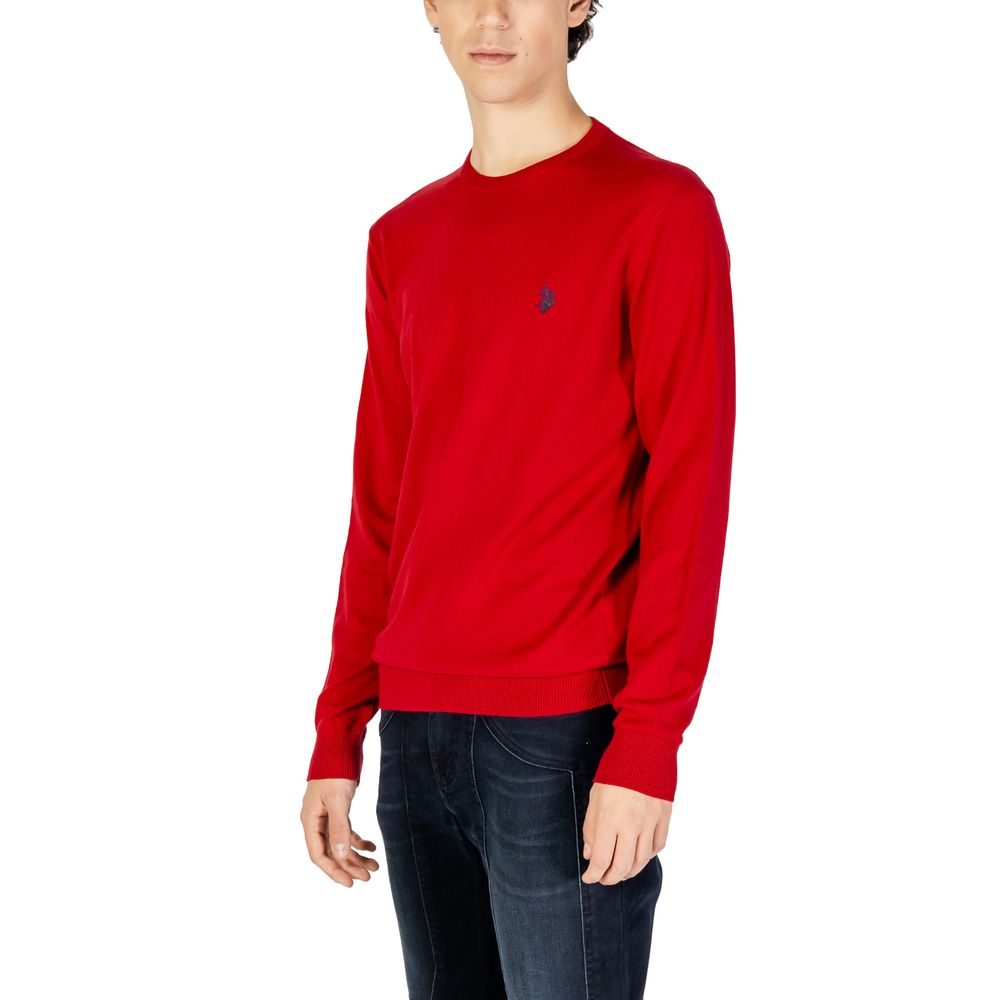 US POLO ASSN. Rotes Baumwoll-Sweatshirt