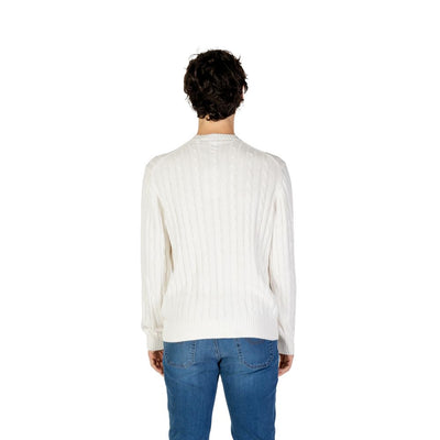 US POLO ASSN. Weißes Baumwoll-Sweatshirt