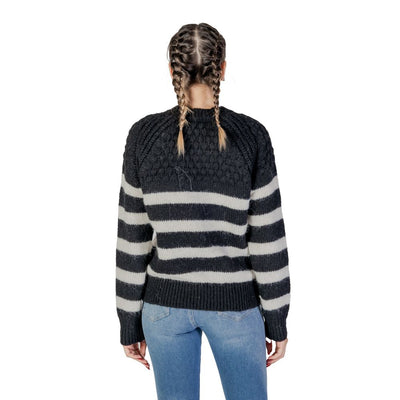 Sweatshirt aus recyceltem Polyester, erhältlich in Schwarz und Weiß