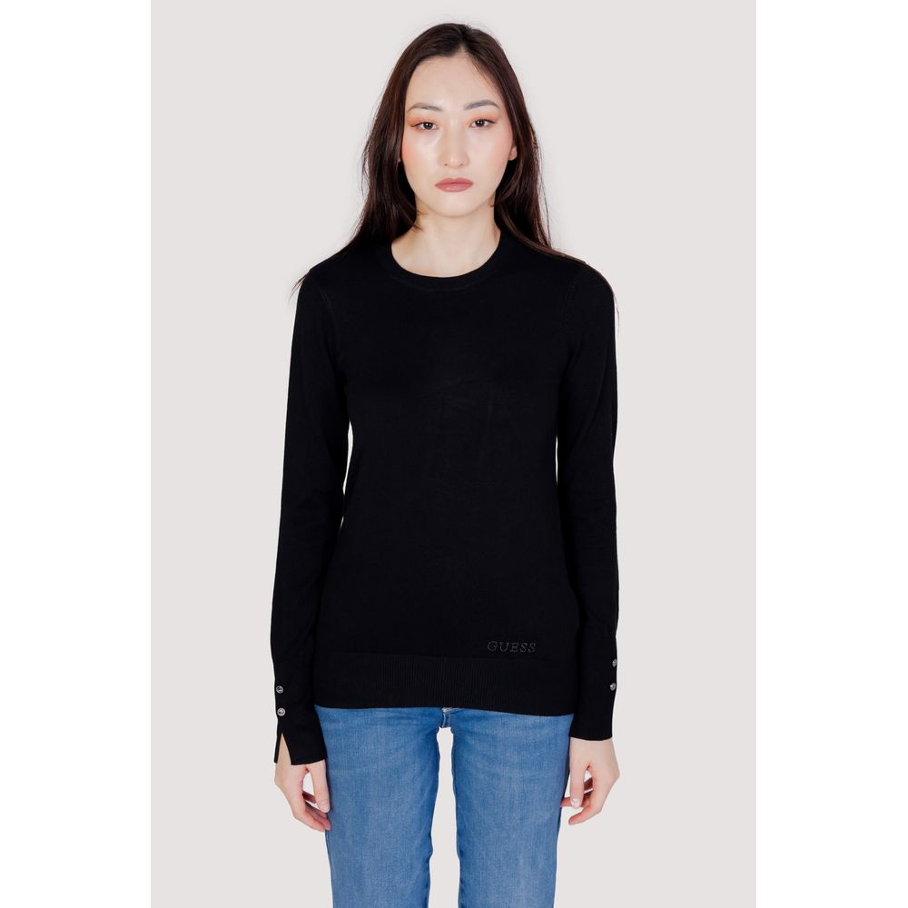 Guess schwarzes Baumwoll-Sweatshirt