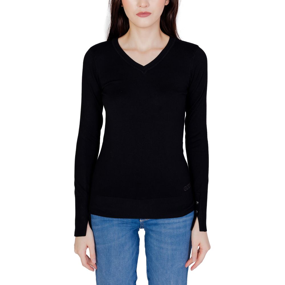 Guess schwarzes Baumwoll-Sweatshirt
