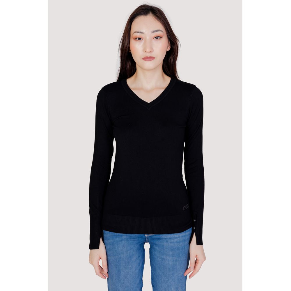 Guess schwarzes Baumwoll-Sweatshirt