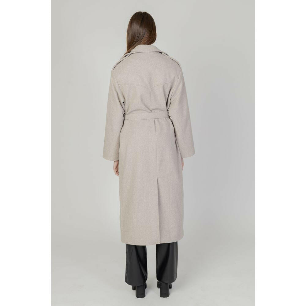 Only Beige Polyester Coat