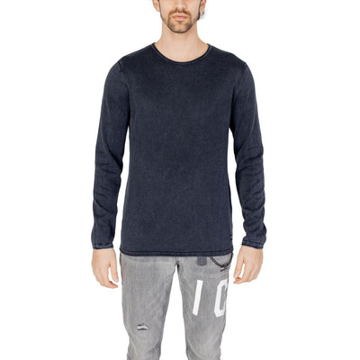 Jack Jones Blue Cotton Sweatshirt