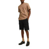 Jack Jones Black Cotton Bermuda Shorts