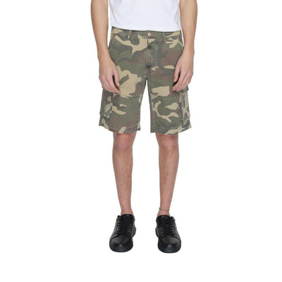 U.S. POLO ASSN. Beige Cotton Bermuda Shorts