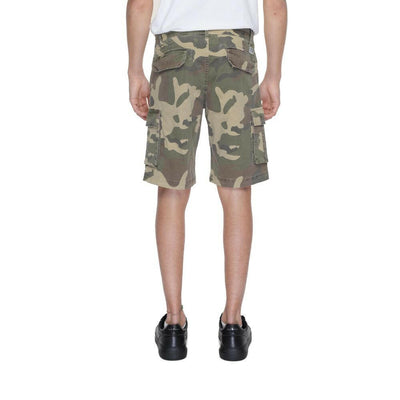 U.S. POLO ASSN. Beige Cotton Bermuda Shorts