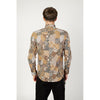 Gianni Lupo Beige Cotton Pattern Shirt