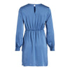 Vila Clothes Blue Recycled Polyester Short Dress