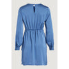 Vila Clothes Blue Recycled Polyester Short Dress
