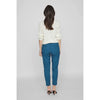 Vila Clothes Blue Polyester Pants
