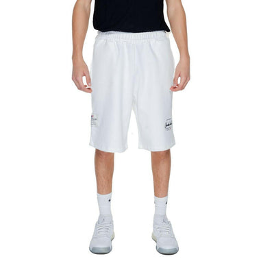Underclub White Cotton Bermuda Shorts