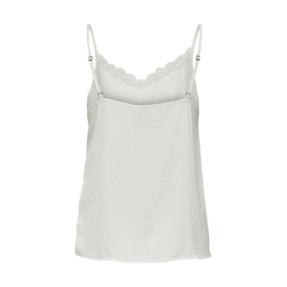 Jacqueline De Yong White Polyester Tank Tops