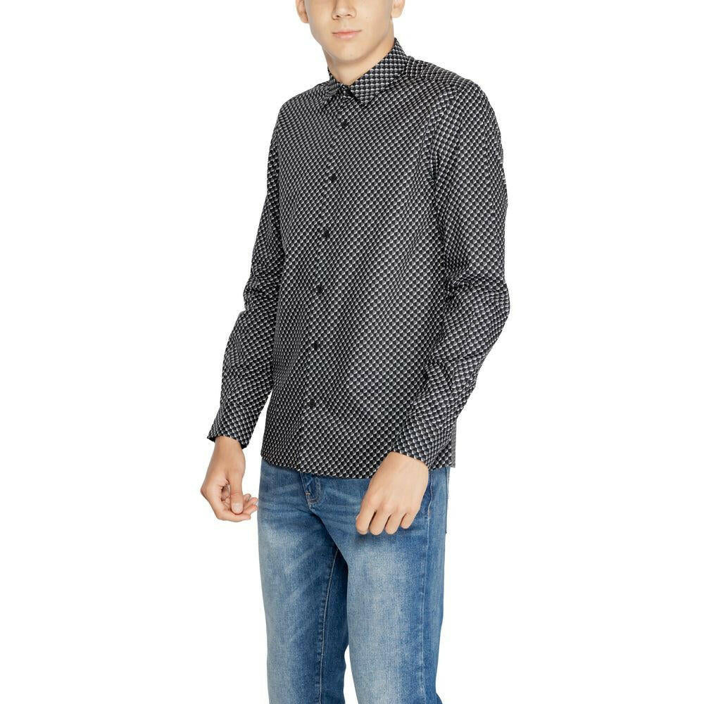 Chemise en coton gris Antony Morato