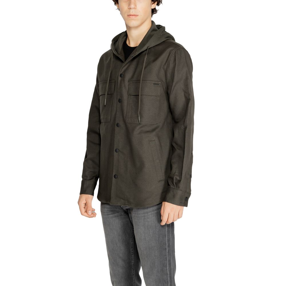 Chemise en coton vert Antony Morato