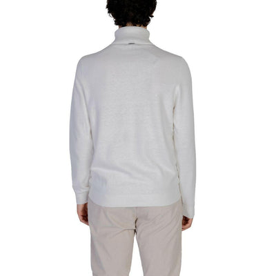 Antony Morato White Cotton Turtleneck