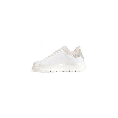 Crime London White Leather Chunky Sneakers