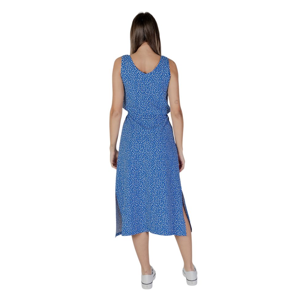 B.Young Weißes Baumwoll-Langkleid