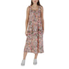 B.Young Multicolor Cotton Long Dress