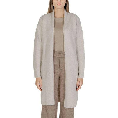 Cardigan en polyester beige Morgan De Toi