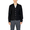 Cardigan noir en polyester Hamaki-Ho