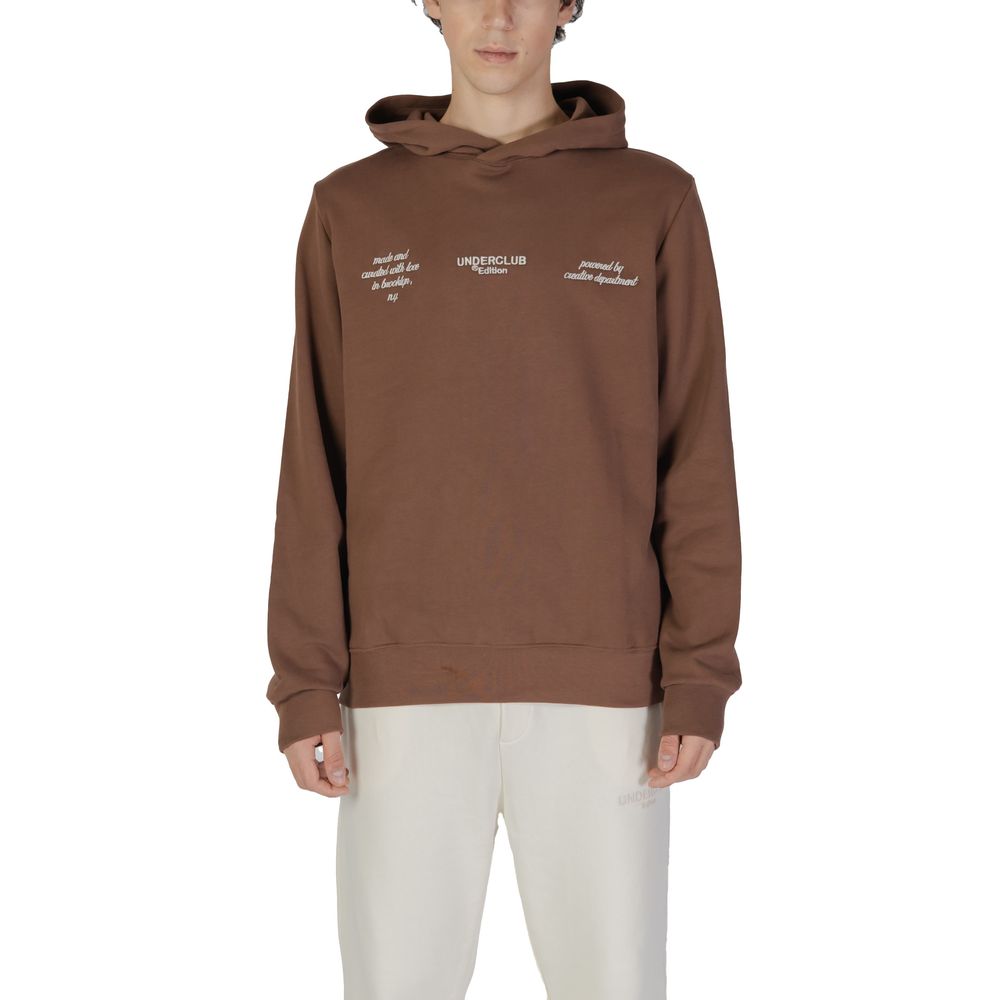Underclub brauner Baumwoll-Hoodie