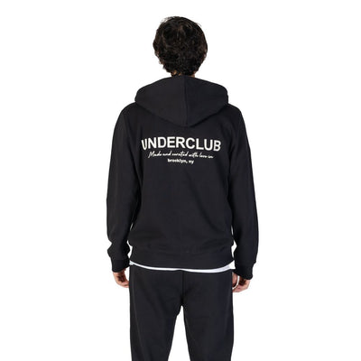 Underclub Schwarzer Baumwoll-Hoodie