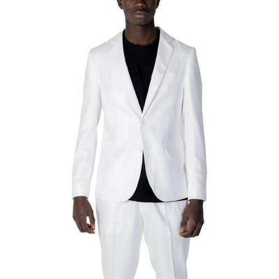 Antony Morato White Linen Blazer