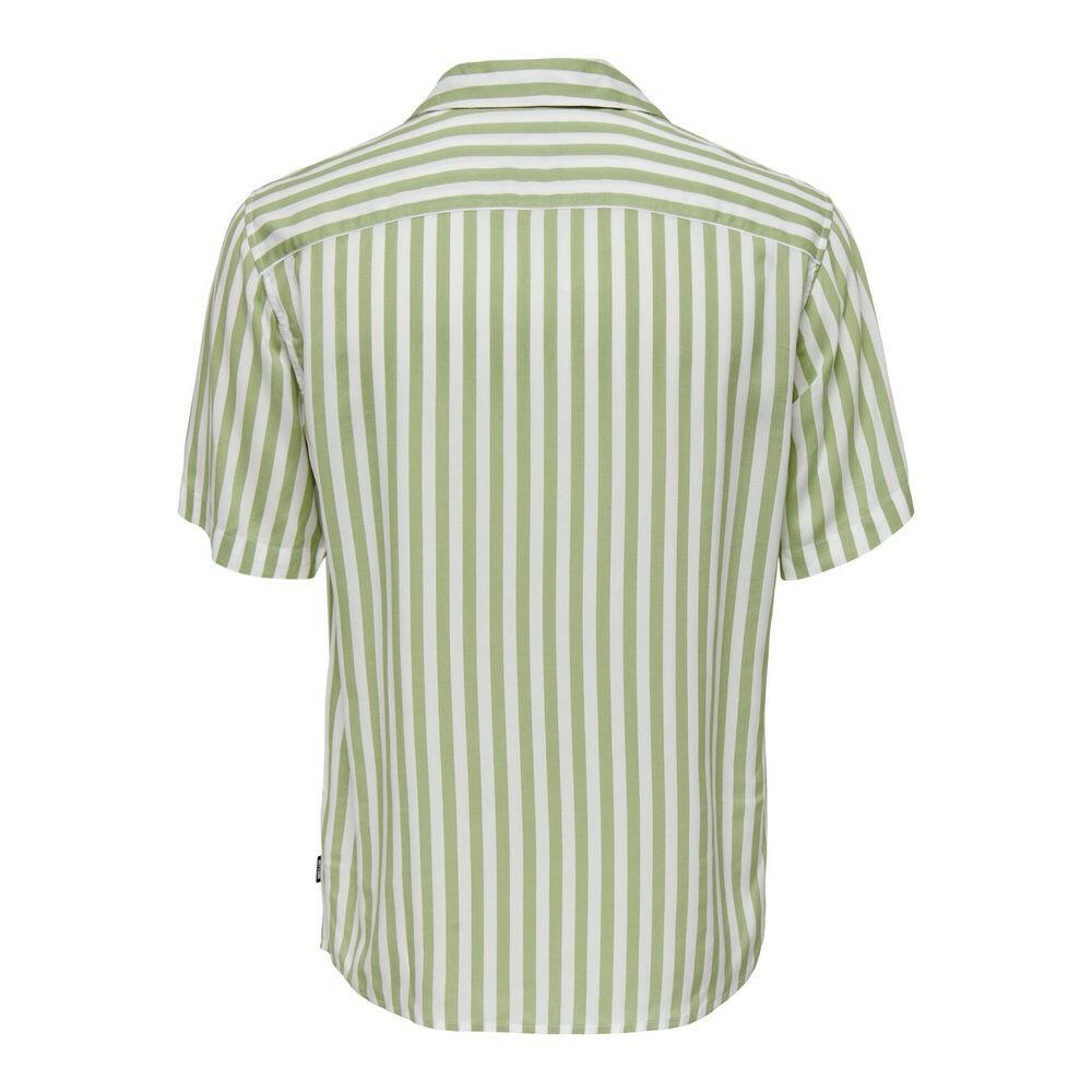 Chemise en viscose verte Only &amp; Sons