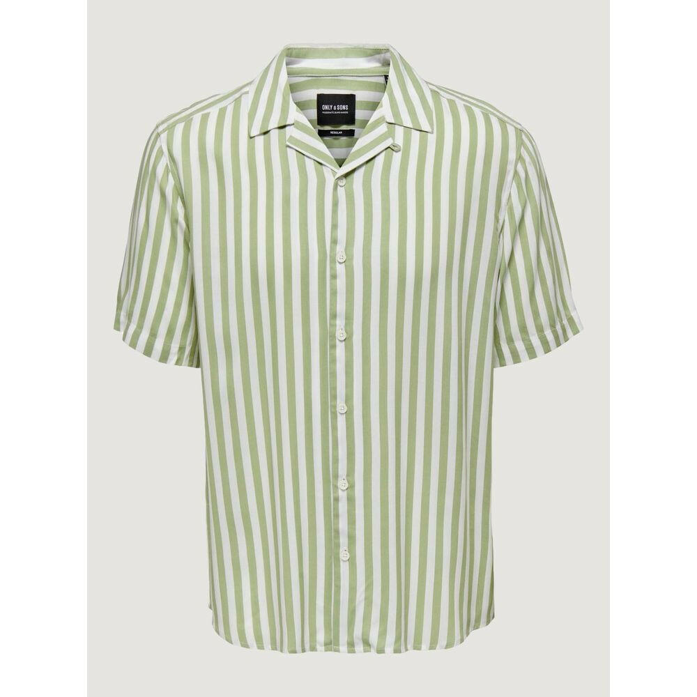 Chemise en viscose verte Only &amp; Sons