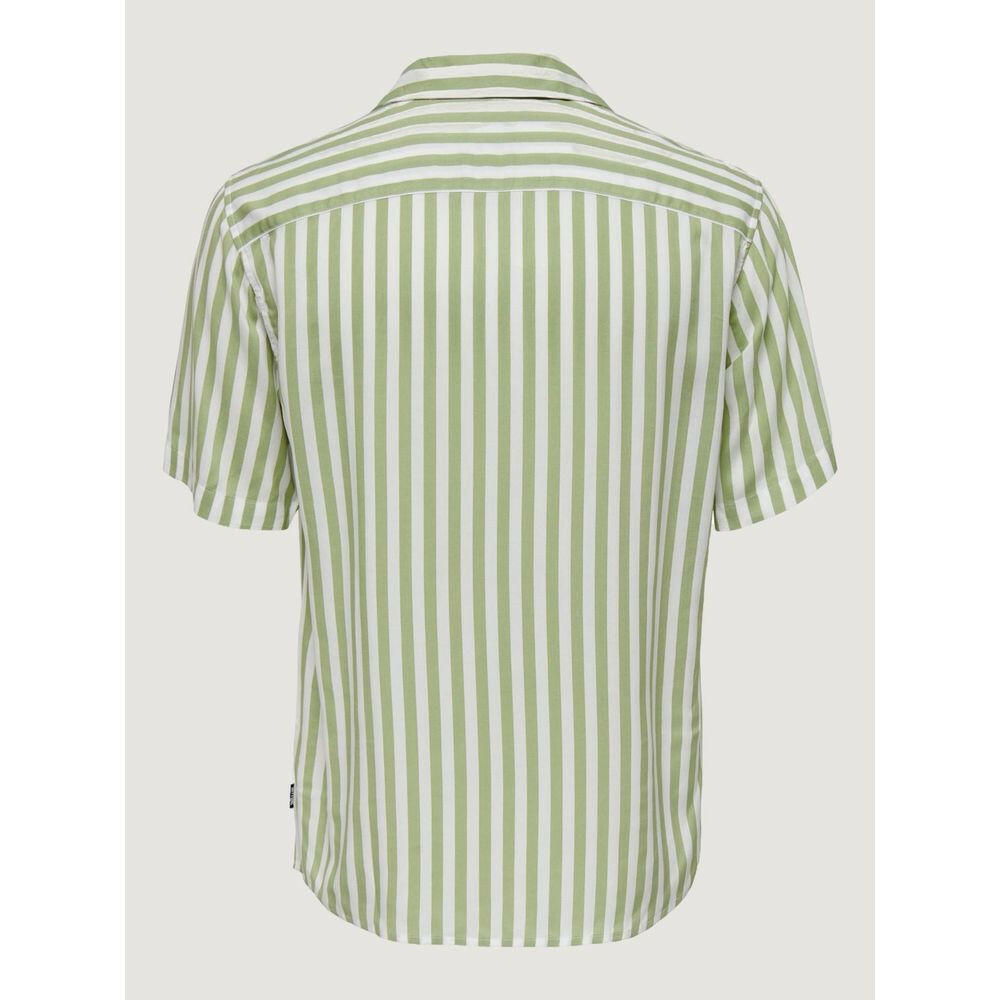 Chemise en viscose verte Only &amp; Sons