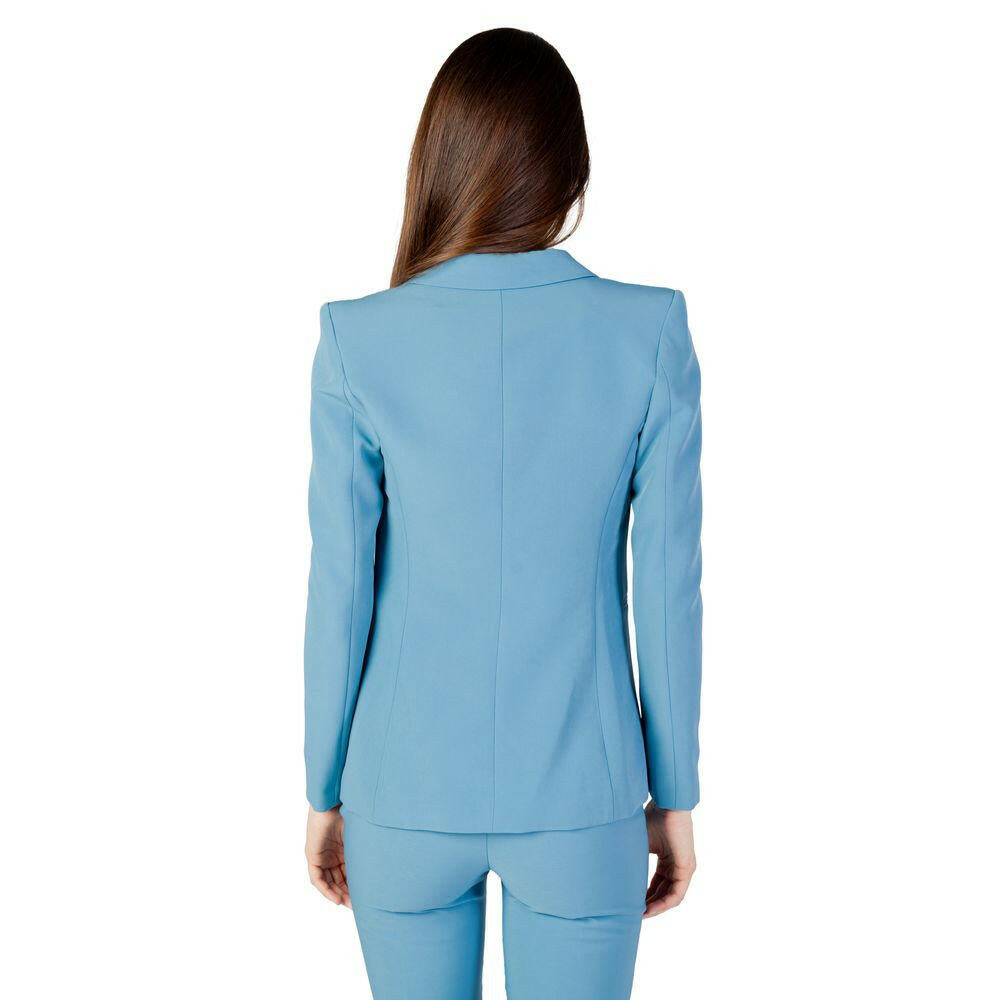 Rinascimento Turquoise Polyester Blazer