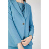 Rinascimento Turquoise Polyester Blazer