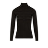 Morgan De Toi Black Viscose Turtleneck