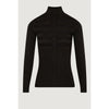 Morgan De Toi Black Viscose Turtleneck