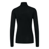 ICHI Black Viscose Turtleneck