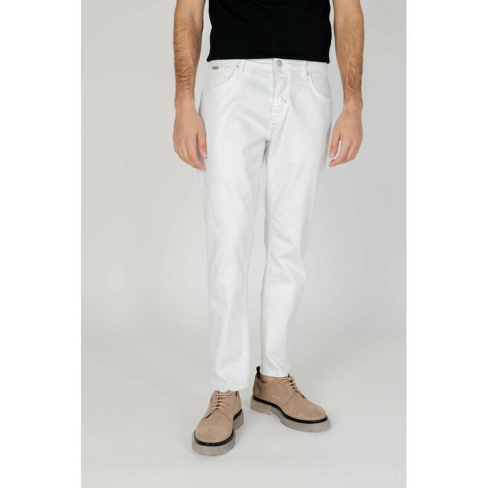 Antony Morato Weiße Baumwoll-Skinny-Jeans