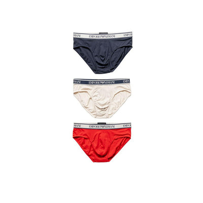 Emporio Armani Underwear Multicolor Cotton Briefs