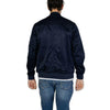 Hamaki-Ho Blue Polyester Bomber