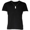 Dolce & Gabbana Black Cotton Necklace Embellished T-shirt