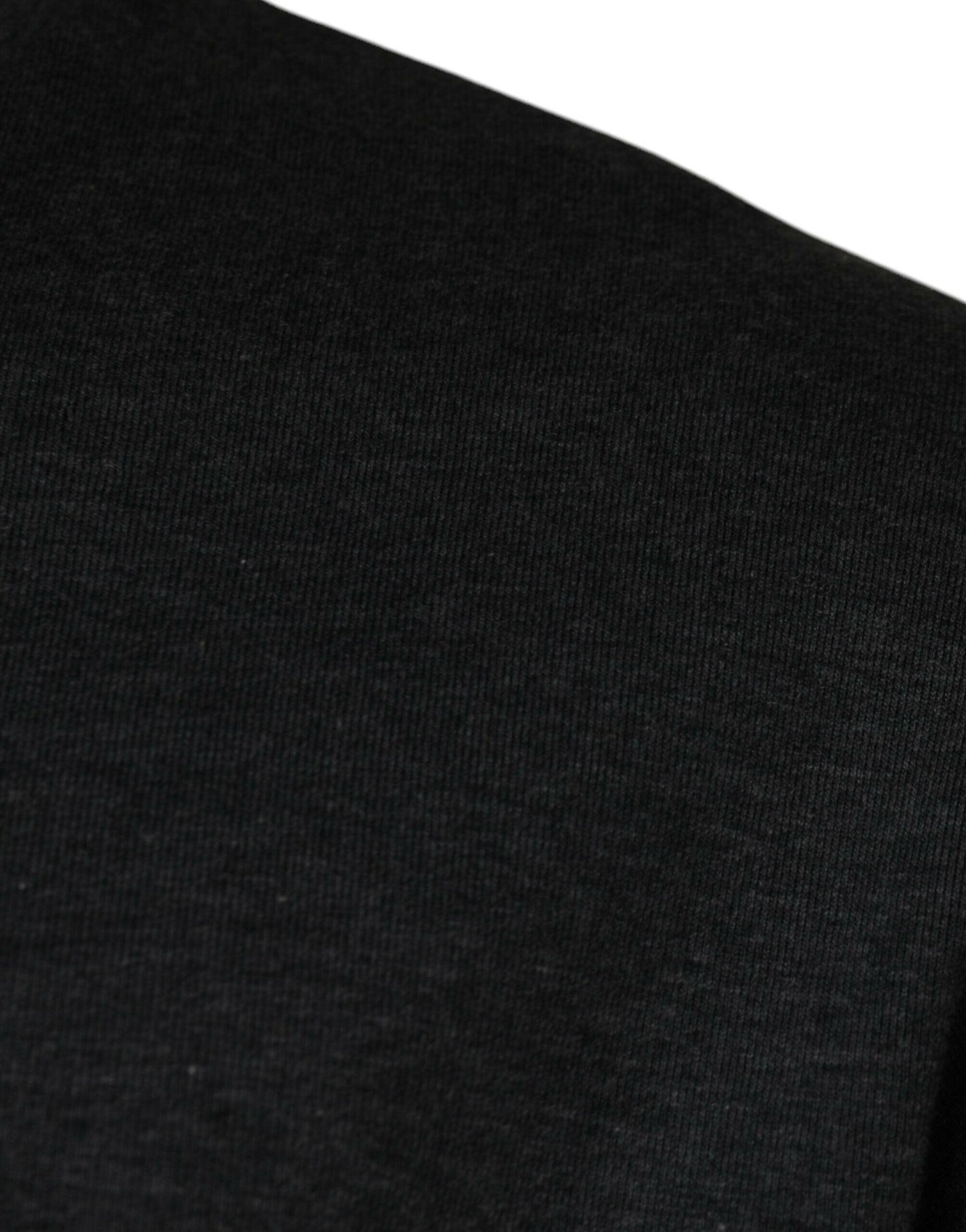 Dolce &amp; Gabbana Dunkelgraues Camouflage-T-Shirt mit Rundhalsausschnitt