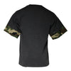 Dolce &amp; Gabbana Dunkelgraues Camouflage-T-Shirt mit Rundhalsausschnitt