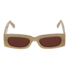 GCDS Cream Plastic Sunglasses