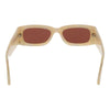GCDS Cream Plastic Sunglasses