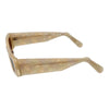 GCDS Cream Plastic Sunglasses