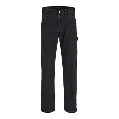 Jack Jones Black Cotton Relaxed Fit Jeans