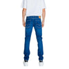 Replay Blue Cotton Relaxed Fit Jeans