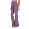 Sandro Ferrone Purple Polyester Flared Pants